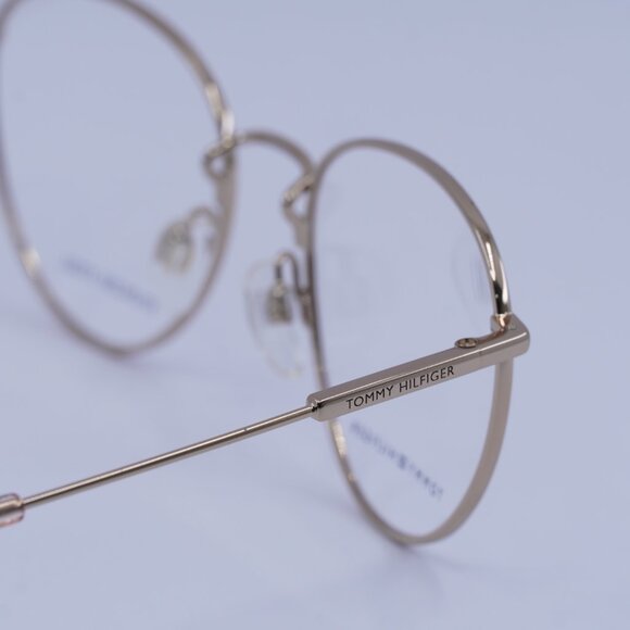 Tommy Hilfiger TH 1727 0DDB 00 Eyeglasses Gold 52mm Geometric Frame - Picture 10 of 11